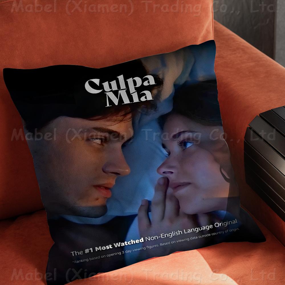 

My Fault Culpa Mia 2023 Movie Pillow Gift Home Office Decoration Pillow Bedroom Sofa Car Cushion CoverPillow Case 40x40cm16x16Inch
