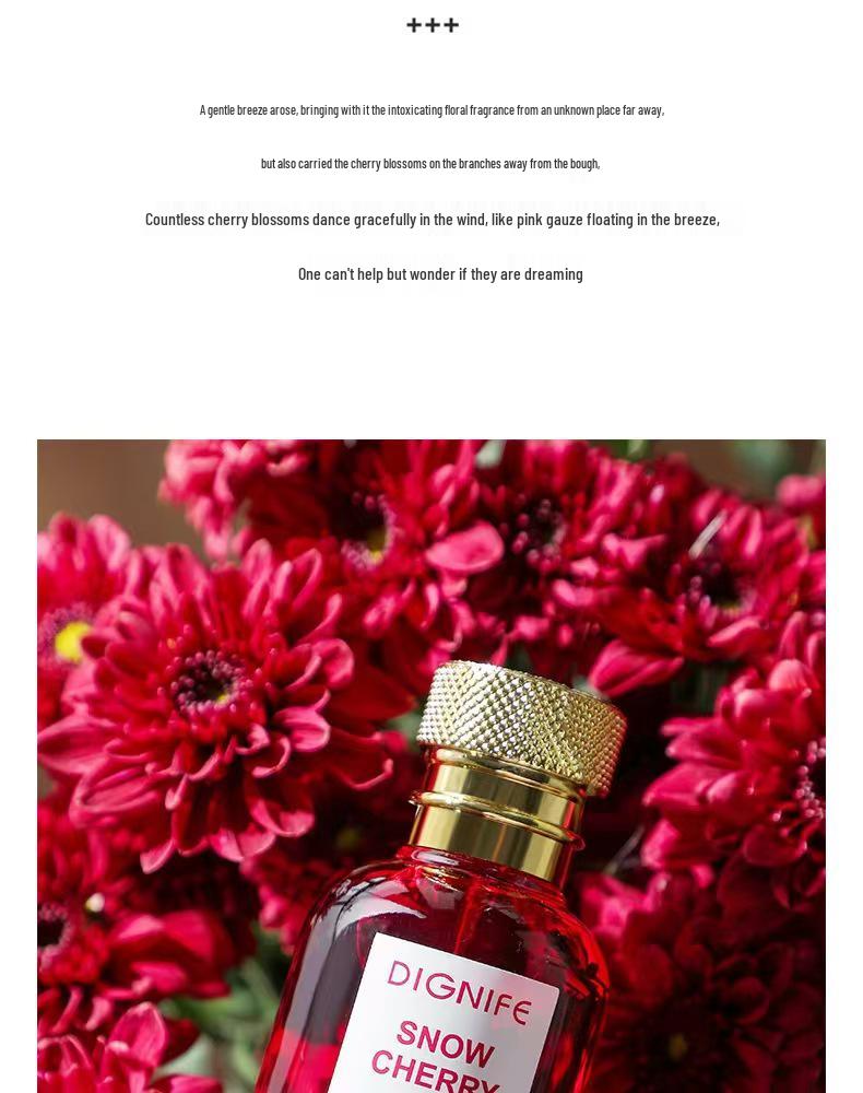Li Fei Sakura Snow Moon Perfume: Sweet, Long-lasting, Feminine Fragrance, 60ml