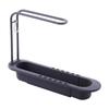 Sink Drain Rack Telescopic Sink Sponge Storage Drain Basket Rack Detachable Dish Cloth Hanger