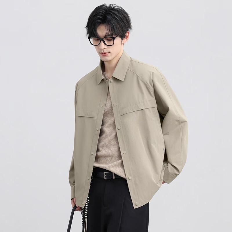 Men s Business Casual Stand-up Collar Jacket 185/2XL