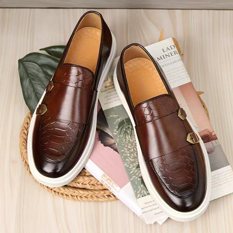 Foreign Trade 48 Large Size Men's Shoes 2025 Popular Fashion Casual Men's Shoes British Style Men's Versatile Leather Shoes