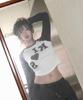Kimseupeulesikoteunmakes Messi Kiss Raglan Long Sleeve T-Shirt Charcoal (White)