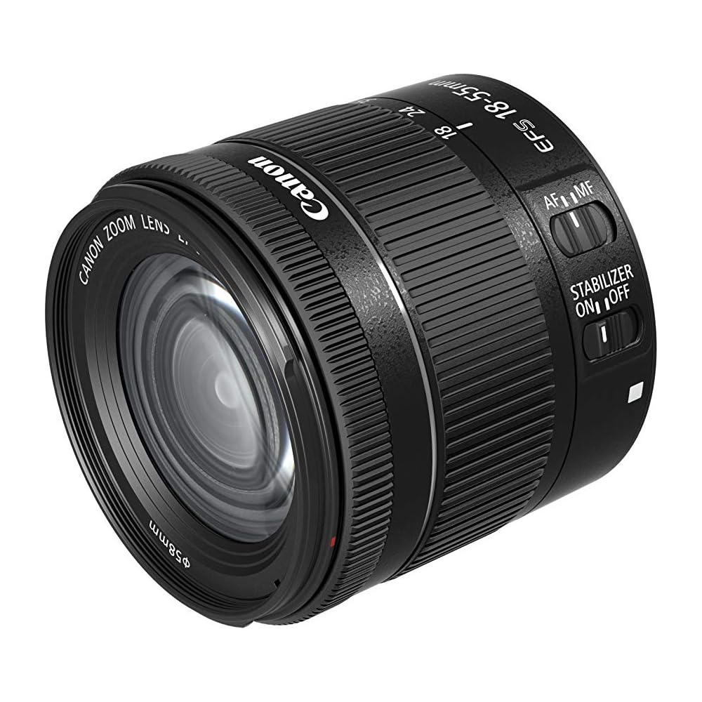 Canon EF-S18-55mm F4.0-5.6 IS STM Standard Zoom Lens (APS-C Compatible)