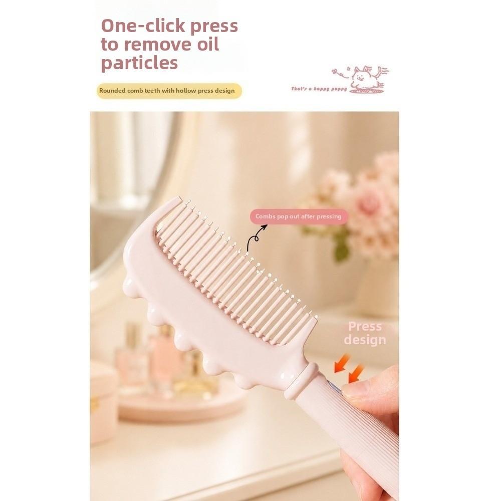 Oil Removing Scalp Massage Comb Plastic Hair Styling Comb New Hair Massage Comb  Home Hair Care