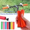 2Pcs Soft Silicone Bicycle Handlebar Grips Anti-slip MTB Grip Durable Cycling Part