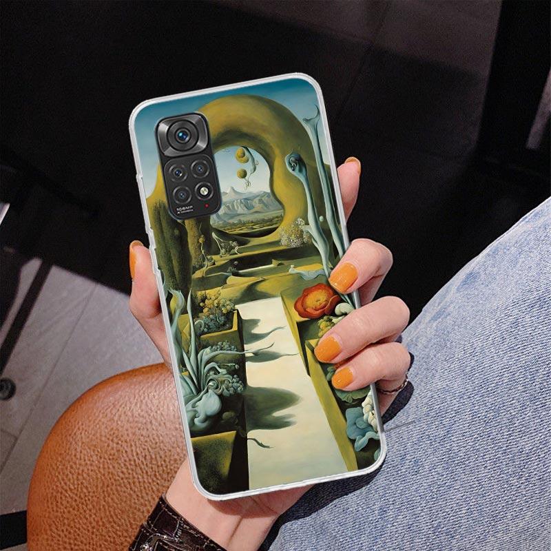 Salvador Dali Art Phnoe Case for Phnoe Case for Xiaomi Redmi Note 15 14 14S 13 Pro Plus 12 12S 11S 11E 10S 10 11T 5G Unique Cove
