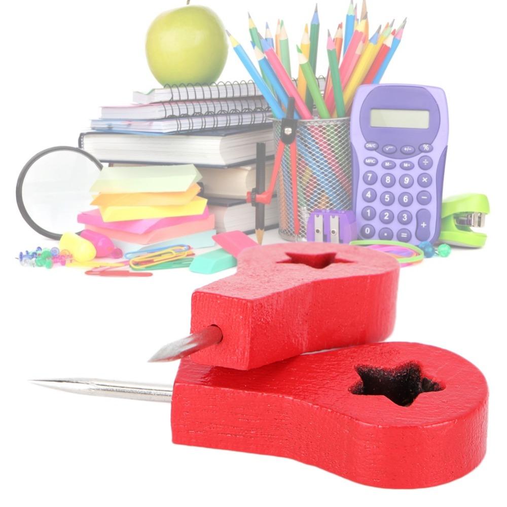 40Pcs/ 25Pcs Thumbtack Red Star/Red Arrow Shape Photo Fixing Nail Push Pins  Bulletin Board