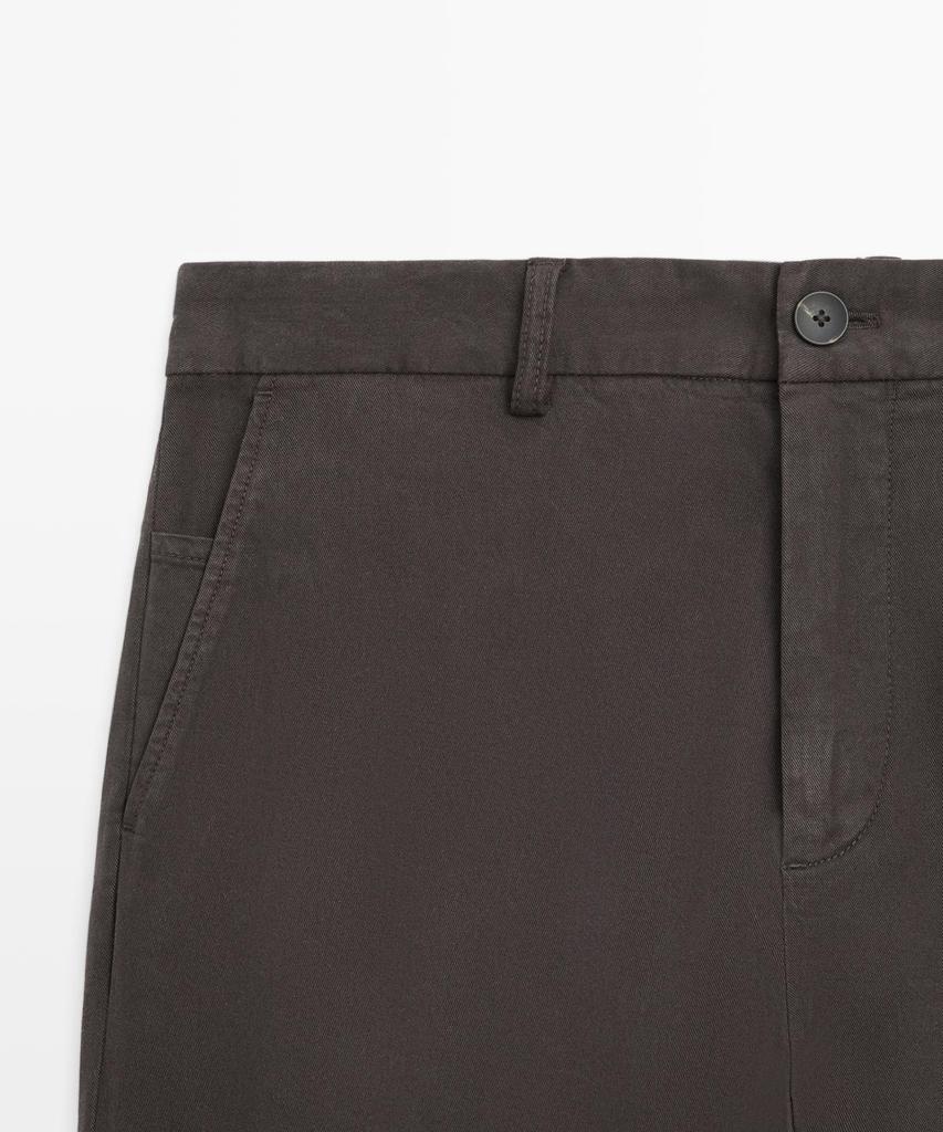 Masimodutti Cotton Blend Jogger Fit Pants