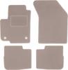 Beige Velvet Floor Mats For: Fiat Sedici Hatchback (2006-2014)