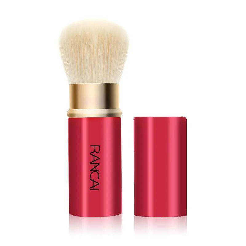 

New Arrival Retractable Brush Makeup Brush Cangzhou Blush Brush Loose Powder Brush Powder Brush Multifunctional Makeup Tools Red Gold small size RANCAI