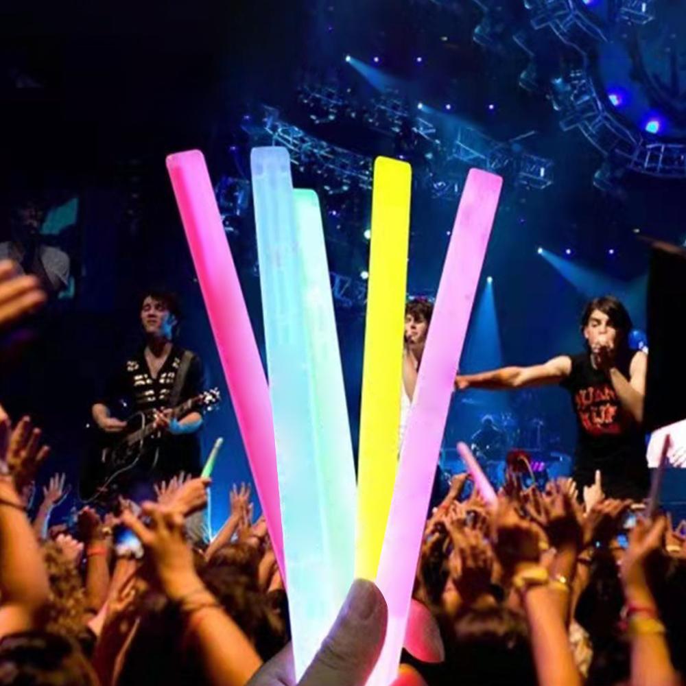 Plastic Luminous Wristband Shine Cuff Concert Support Bracelet Silicone Bracelet  Unisex