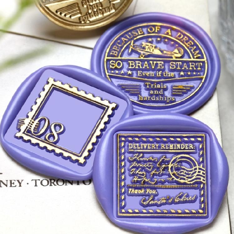 Wax Stamp Head for Appreciation Card Wedding Invitations Envelope Scrapbooking