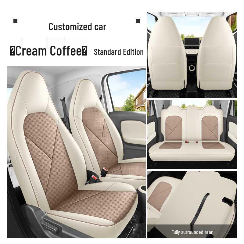 Chery QQ 2025 Domi Seat Cover: Full Coverage, Four Seasons Comfort Edition Dedicated for QQ Domi
