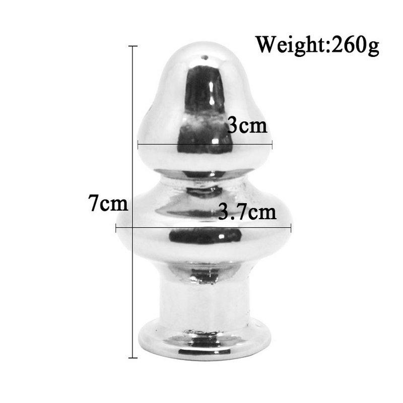 170g Solid Tower Metal Style Anal Butt Plug Zabawki analne Wstaw korek, erotyczne zabawki erotyczne produkty erotyczne dla dorosłych