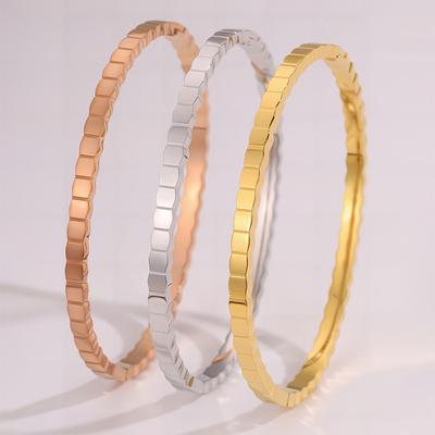 Titanium Steel Bracelet, Irregular Honeycomb Stainless Steel Bracelet, Fashionable and Minimalist All-purpose Wristband for Girls