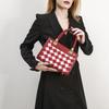 Christmas Series 2024 Spring and Summer New Red Small Square Bag Women's Woolen Bridal Bag Handheld Wedding Bag Gift