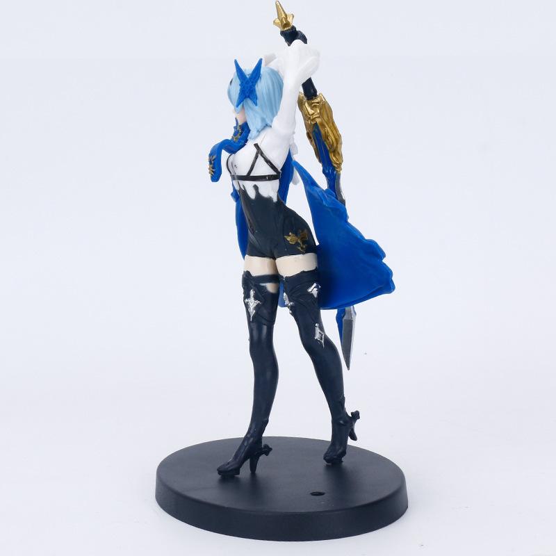 18cm Eula Figur Genshin Impact PVC Action Figur Anime Niedliches Mädchen Klee Paimon Eula Figur Hu Tao Sammlermodell Spielzeugpuppe Geschenk