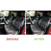 SecosAutoparts Driver Or Passenger Bottom Non-Perforated Leather Seat Cover Black Compatible With Chevy Silverado 1500 2500HD 3500HD Compatible With