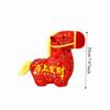 Funny Plush Horse Mascot Dolls 20cm Zodiac Pony Figurine Toy Chinese New Year Doll  Birthday Gift