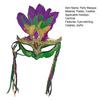 Yousheng Mardi Gras Feather Masque for Women Masquerade Sequin Venetian Carnival Masuqe with Tassel for Halloween Party Cosplay Costume