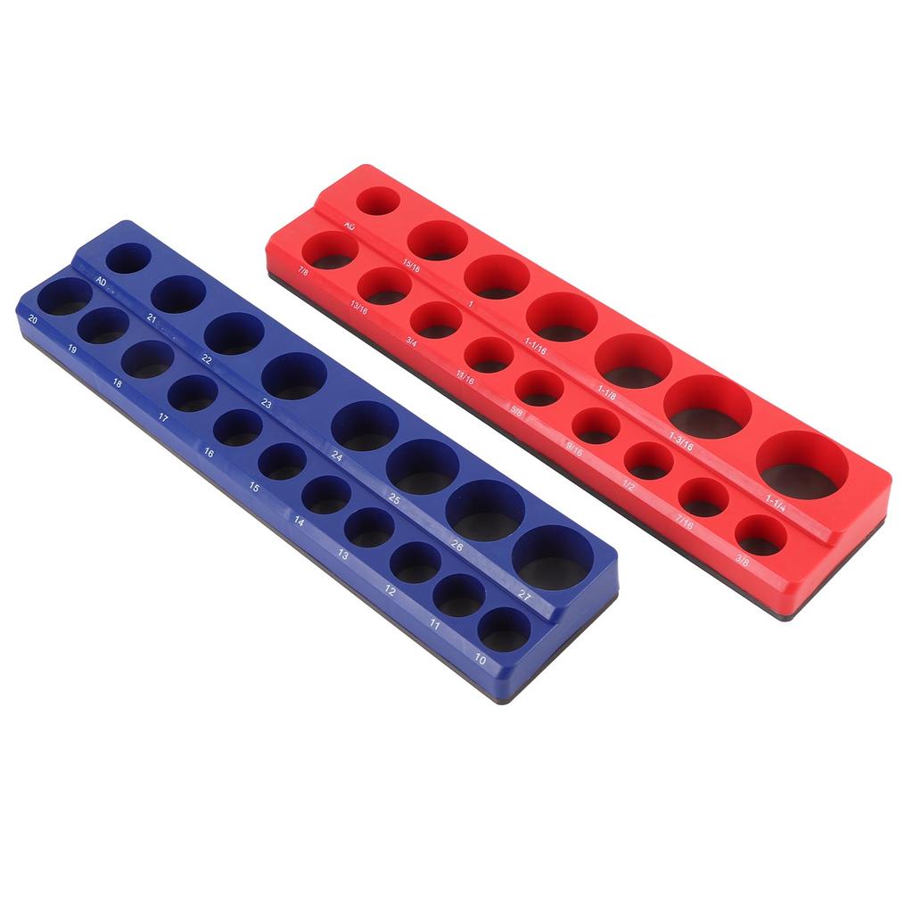 Organizator Magnetic pentru Socluri cu Pătrat de 12 Inch Magnet Puternic Metric SAE Tăvi Suport pentru Socluri 2 buc