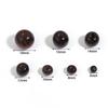 40-500pcs/lot Natural Wooden Beads Multisize Dark Brown Large Hole Loose Wood Bead for Jewelry Making DIY Bracelets Accessories