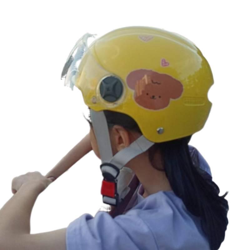 Kinder Cartoon Sonnenschutz Leichter Rollerhelm - Universelles Süßes Design für Alle Jahreszeiten