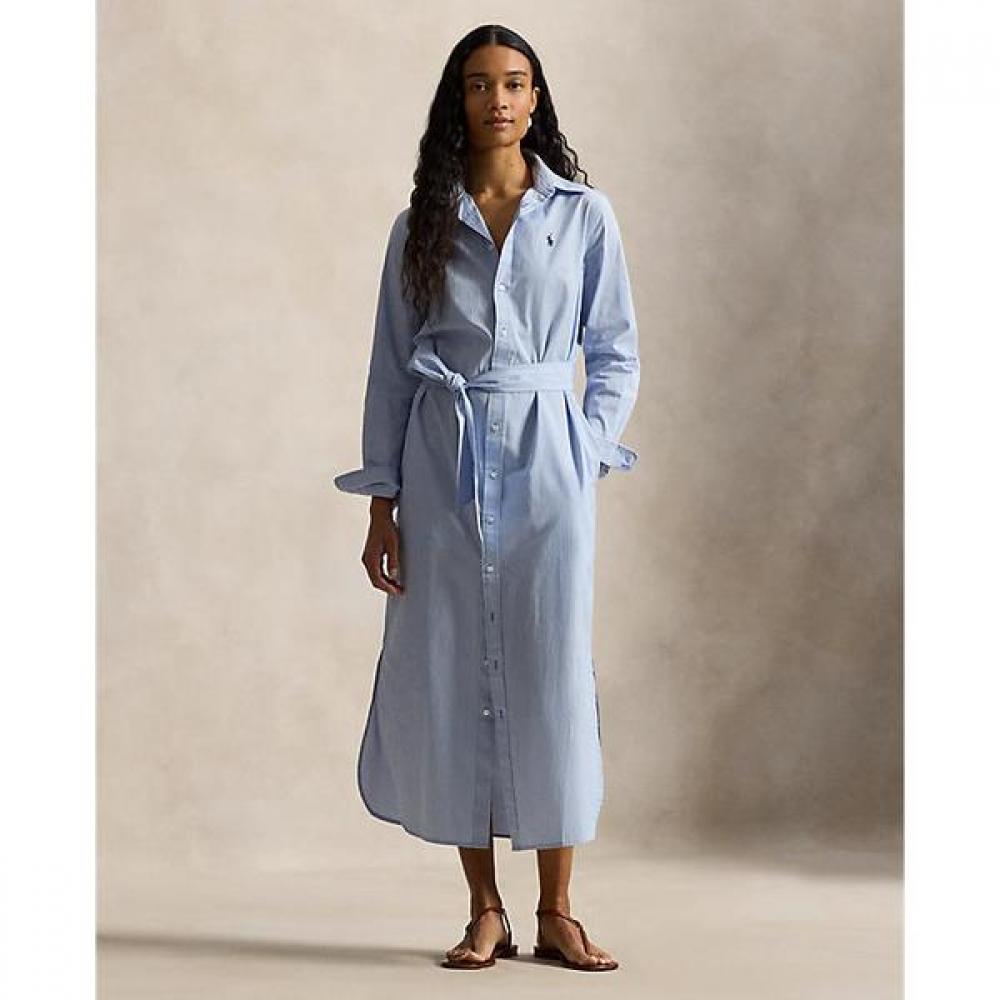 

Polo Ralph Lauren Women S Stripe Cotton Shirt dreSS wmpodrSnfa21037400 0