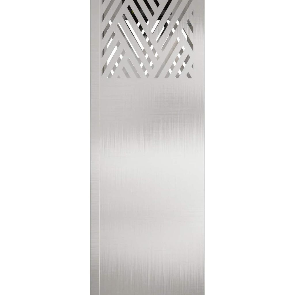 Solar LED Path Light 2 Pcs Silver Stainless Steel