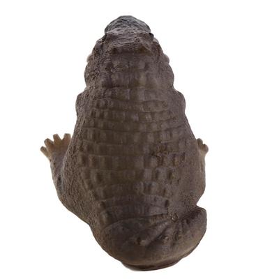 Tea Pet Ornament Purple Clay Crocodile Tea Pet Small Cute Zisha Small Crocodile Handmade Vivid Home Decor