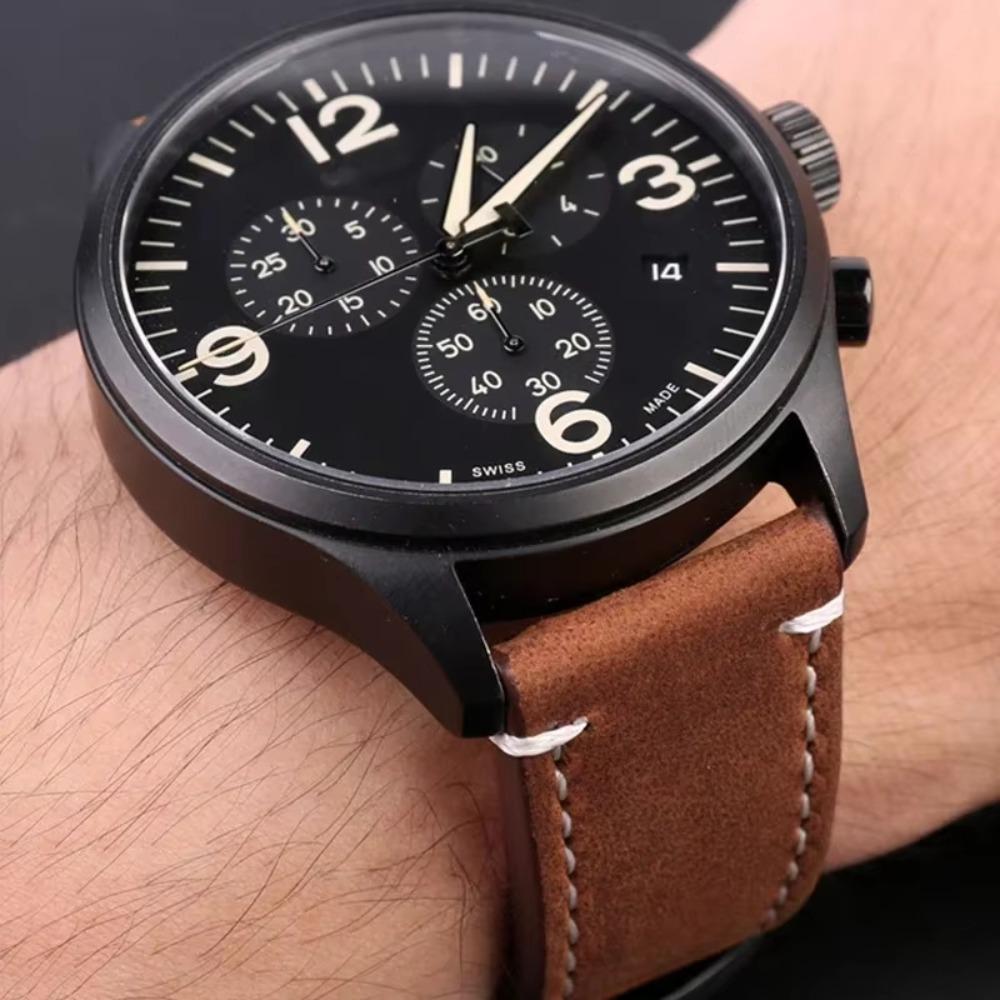 Genuine Leather Watch Strap 18/20/22/24mm Wrist Belt Watchbands Bracelet Watch Accessories Belt