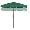 VidaXL Beach Umbrella Sun Shelter Garden Parasol Patio Parasol Terrace Outdoor Anti-UV Anti-fading Green 314720