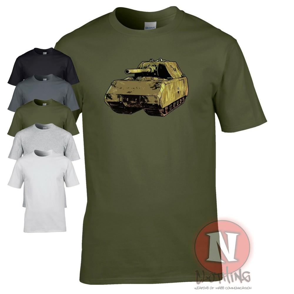 Panzerkampfwagen 8 Maus WW2 T-shirt World Tanks Panzer German military armour