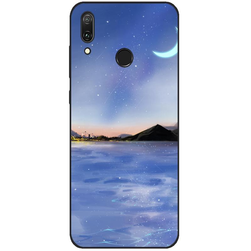 For Huawei Y7 2019 Case Y 7 2019 Silicone TPU Back Cover Protective Phone Case For Huawei Y7 Y7 Prime 2019 Bumper Fundas Coque