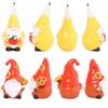 Cute Christmas Gnome Ornament Elegant Colourful Faceless Elderly Figurine Resin Crafts Merry Christmas Decoration