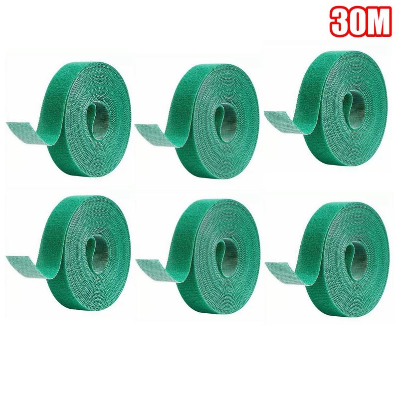 5-50M Garden Plant Ties Nylon Plant Bandage Tie Garden Vine Strapping Fastener Plant Fixing Support Strap Garden Accessories