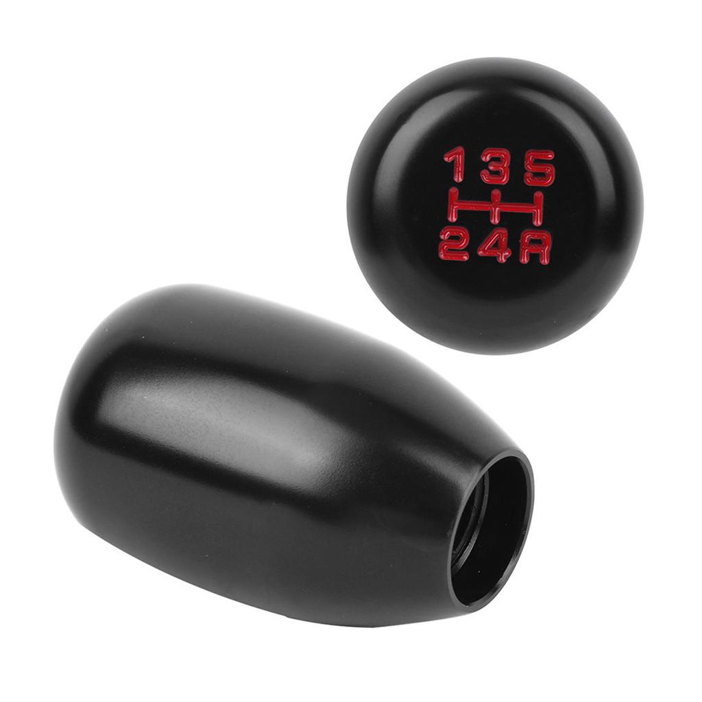 Aluminium Schalthebelknauf Schwarz 5-Gang Auto Schalthebel Universal Modifiziertes Zubehör