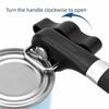 Easy Grip Can Opener Effortless Handheld Jar Opener Rust-Resistant Bottle Opener  Home