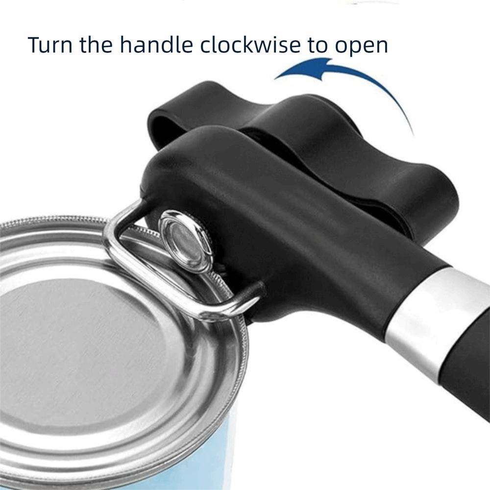 Easy Grip Can Opener Effortless Handheld Jar Opener Rust-Resistant Bottle Opener  Home