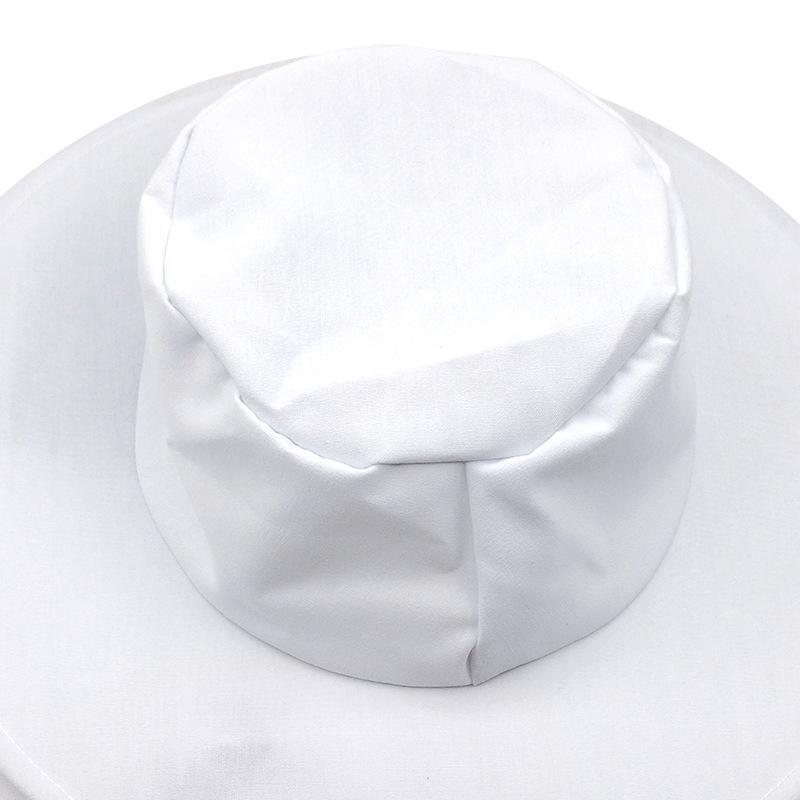 1Pc Beekeeping Protective Bee Hat Anti Bee White Hat-Veil Combo Bee Hat Bug Mesh Mask Beekeeping Protection Beekeeper