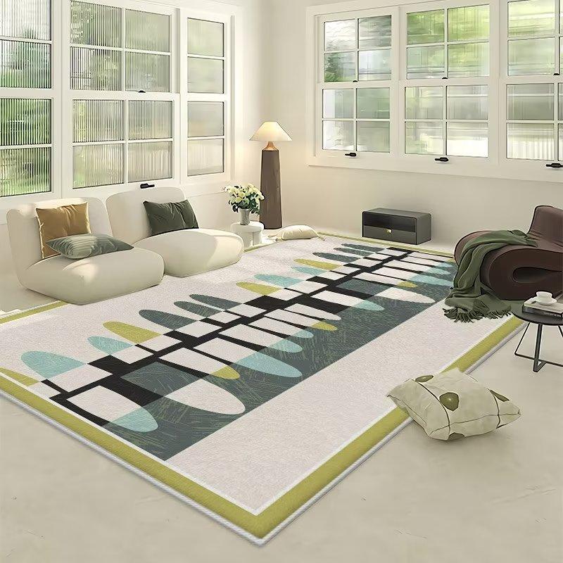Simple Living Room Carpet Coffee Table Modern Large Area Household Use Anti Slip Room Bedroom Bedside Mat