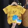 Cotton Tee Tops Boys and Girls Clothes Baby Summer T-shirts Kids Toddler Children's Clothing Cartoon Print