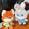 Zootopia Nick Wilde & Judy Hopps Figurine Plush Toys - Festival Gift for Boys & Girls