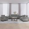VidaXL Sofa Set with Cushions 3 Pcs, Sofas with Armrests and Backrest, Furniture Set, Living Room Furniture, 3202304