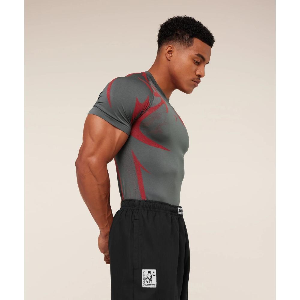 Short Sleeved Summer T-shirt Quick Drying Breathable Sports and Leisure Running Top Elastic Fitness