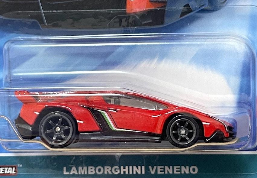 Hot Wheels 2023 Car Culture Speed Machine Lamborghini Veneno Red