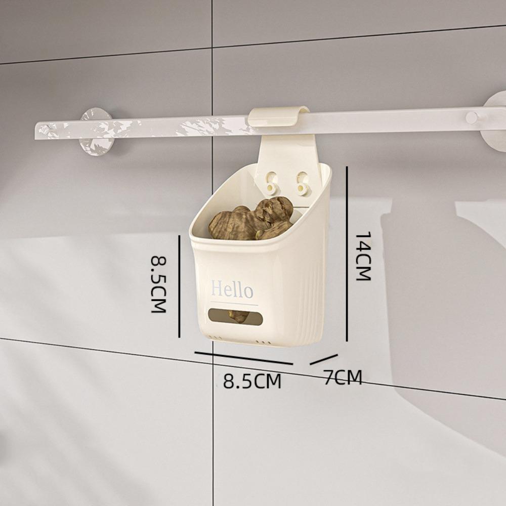 

Подвесная корзина для хранения вещей у кровати Настенная полка для хранения вещей Ванная комната и кухня Beige-S