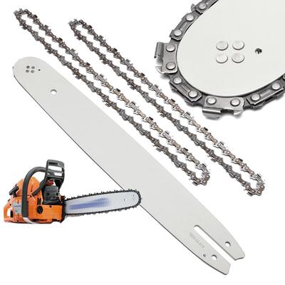 2x Kettensägenketten & 14'' Führungsschiene für Stihl Kettensägen MSE140 MS160 MS250 MS180 MS192