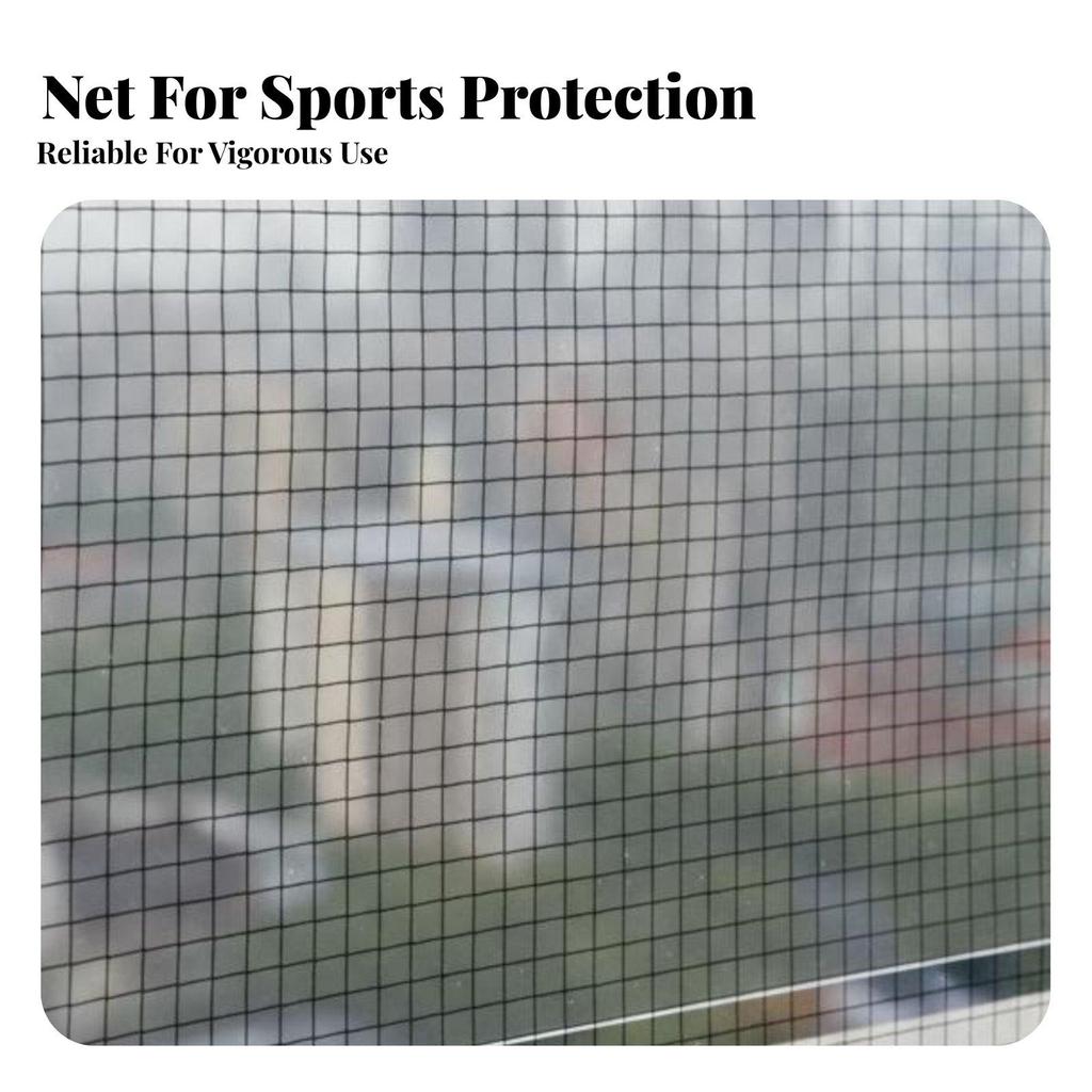 Square Mesh Net Heavy-Duty Non-Elastic Secure Enclosure for Kids, Pets,