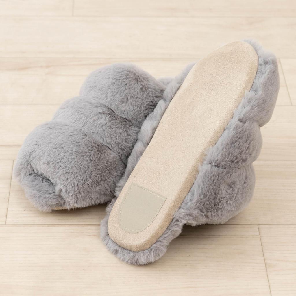 Senko Boappa Open Toe 25cm S.D.S Slippers, Gray,